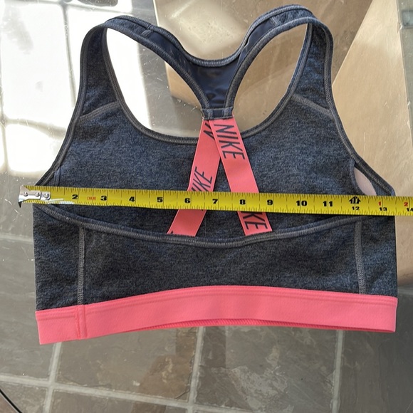 Nike, M, Dry Fit, sports bra, great quality and adorable details. Pink! EUC - Picture 6 of 7